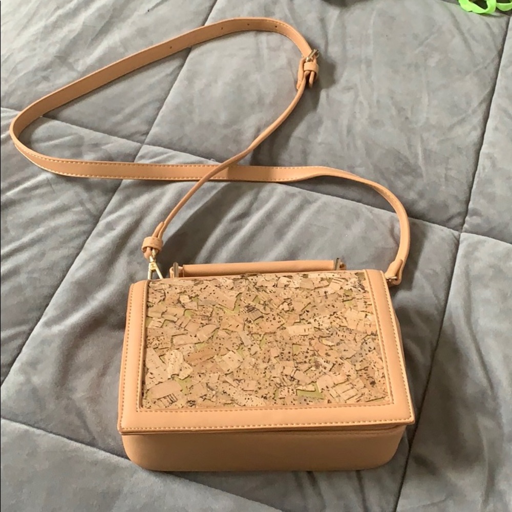 Boutique Pleather Crossbody Bag